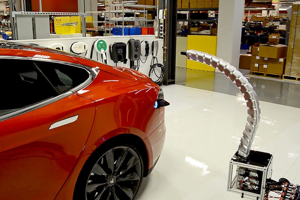 Tesla Model S Charger Prototype