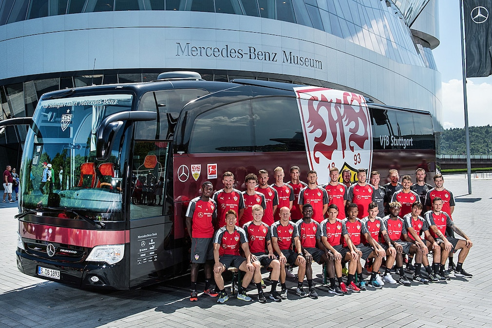 Neuer Mannschaftsbus fÃ¼r den VfB Stuttgart: Startklar fÃ¼r die erste Liga