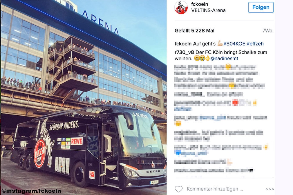 Die Mannschaftsbusse der Fußball-Bundesligisten