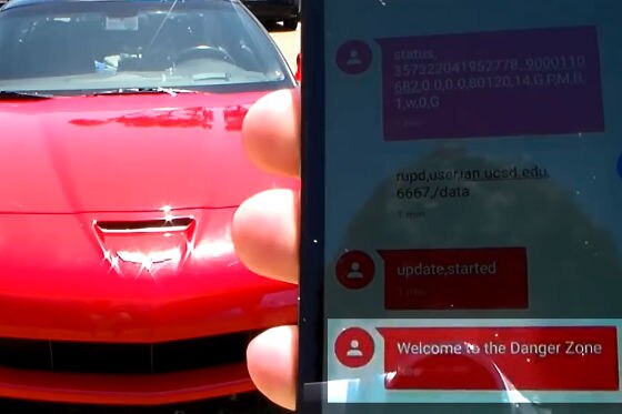 Corvette-Bremse per SMS gehackt!