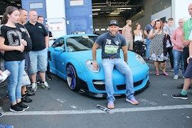 Sidney Hoffmann auf dem Sport1 Trackday