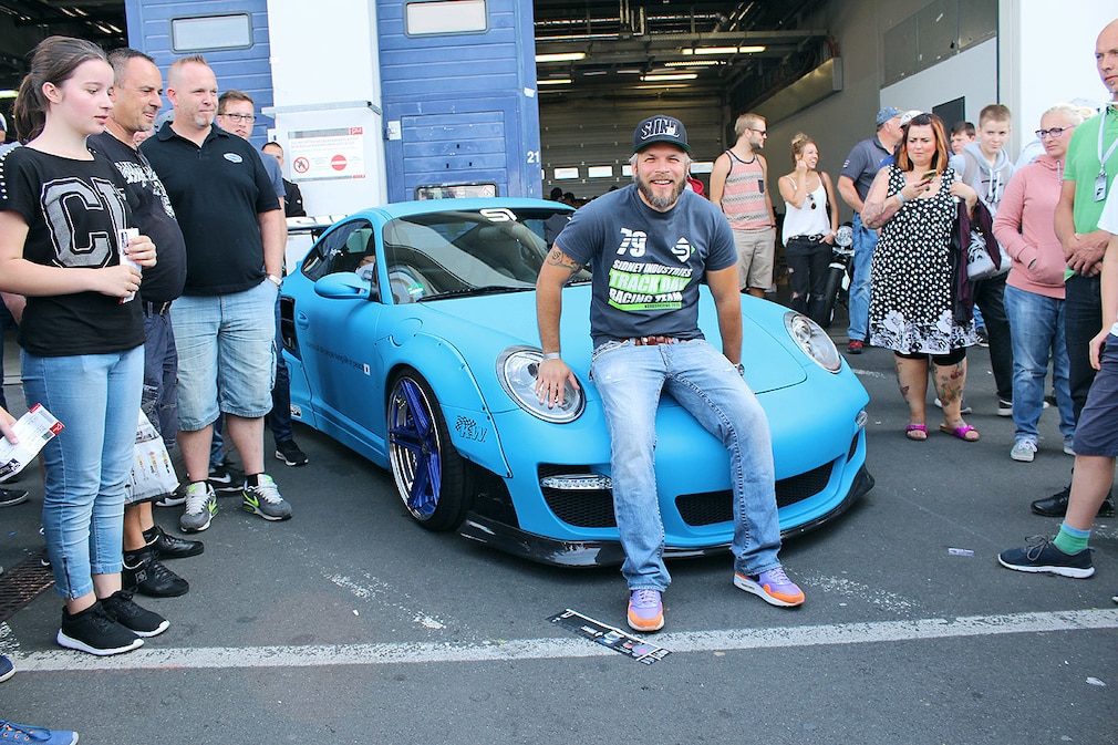 Sidney Hoffmann auf dem Sport1 Trackday