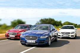 Jaguar XE Infiniti Q50 Mercedes C-Klasse