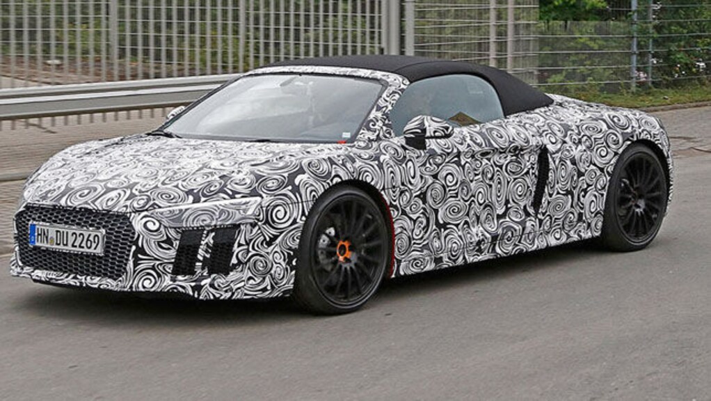 Erlkönig Audi R8 Spyder (2015)