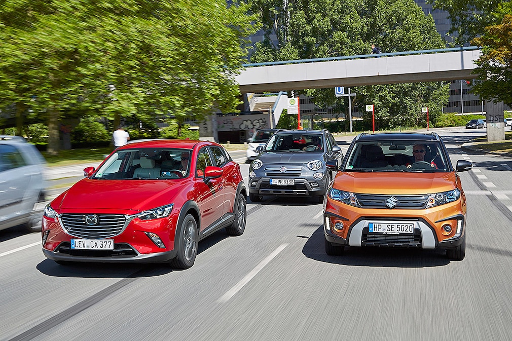 Fiat 500X Mazda CX-3 Suzuki Vitara