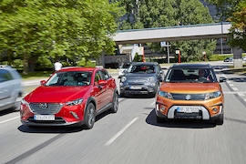 Fiat 500X Mazda CX-3 Suzuki Vitara
