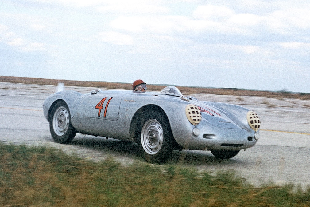 In Florida: Einen Klassensieg gibt es für von Trips/Herrmann auf 550 Spyder beim 12-Stunden-Rennen von Sebring (1956)