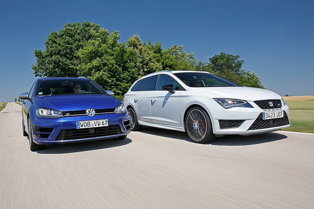 Seat Leon ST Cupra 280 VW Golf R Variant