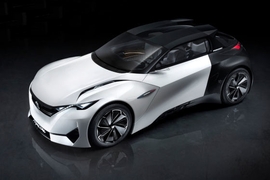 Peugeot Fractal Concept (IAA 2015): Elektro-Coupé mit Sound