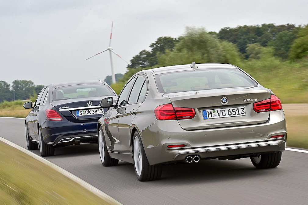 Mercedes C-Klasse 250d BMW 320d