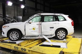 Euro NCAP Crashtest September 2015 Volvo XC90