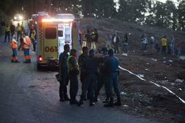 Unfall bei Rallye