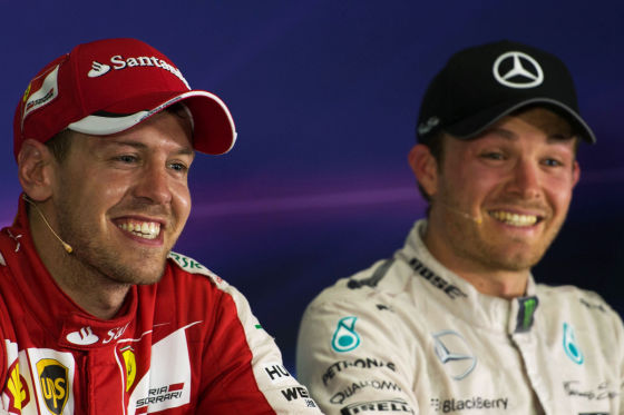 Vettel & Rosberg