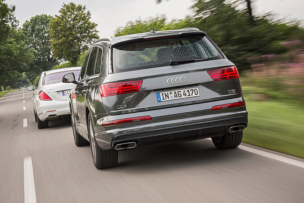 Mercedes S 500 Audi Q7 3.0 TFSI quattro