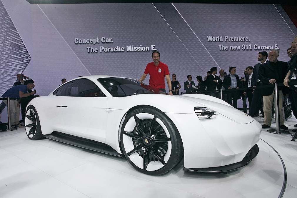Porsche Mission E Concept Car