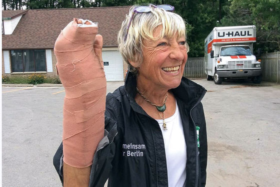 Hautkrebsverdacht bei Heidi Hetzer