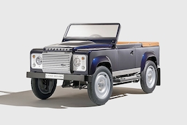 Land Rover Defender als Tretauto: IAA 2015
