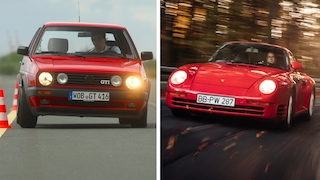 Neuheiten von 1986: VW Golf II GTI 16V und Porsche 959