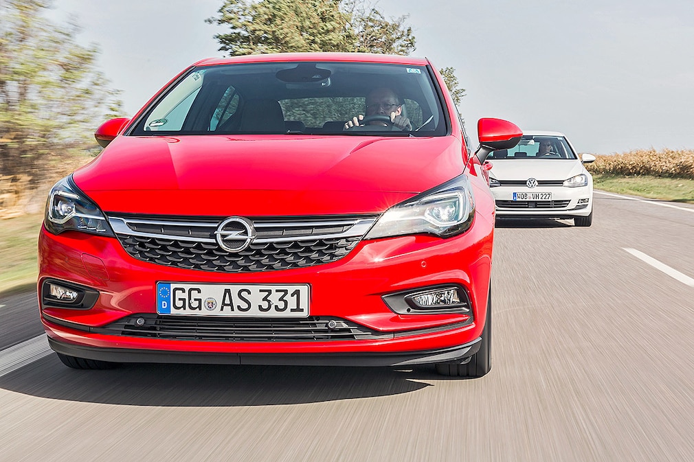 Opel Astra 1.6 CDTI VW Golf 2.0 TDI BlueMotion !!! SPERRFRIST 22.September.2015 00:01 Uhr !!!