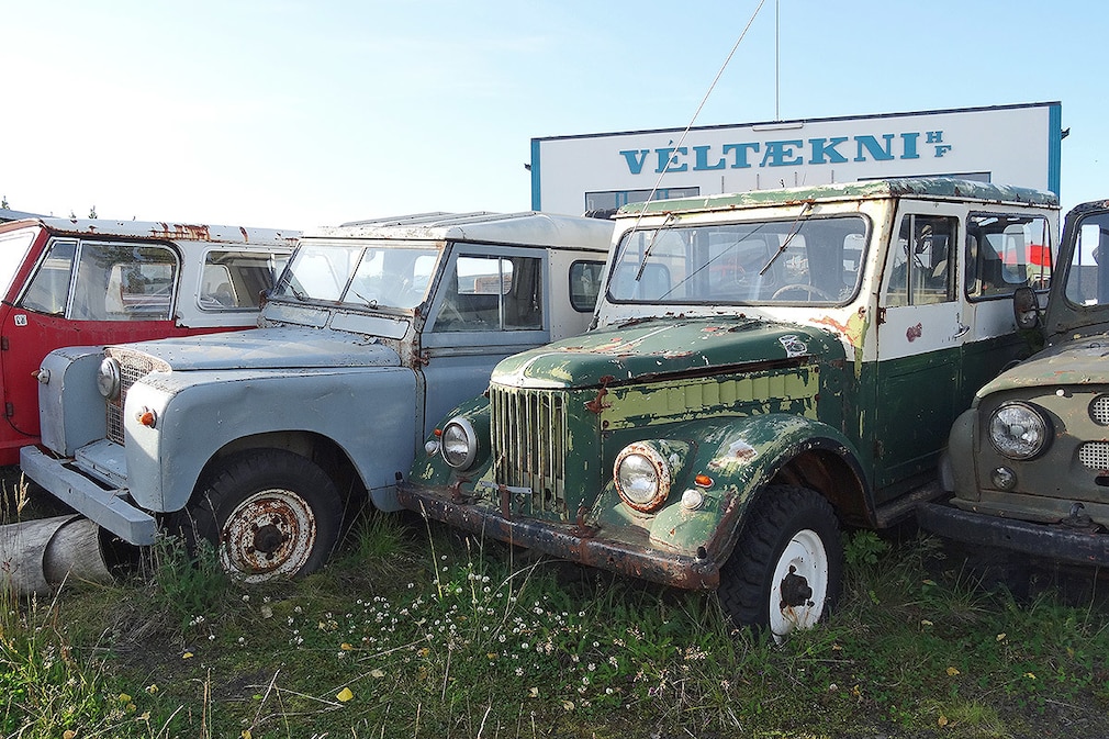 Schrottplatz in Island