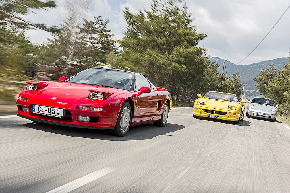 Ferrari F 355 GTS Honda NSX Porsche 911 Targa