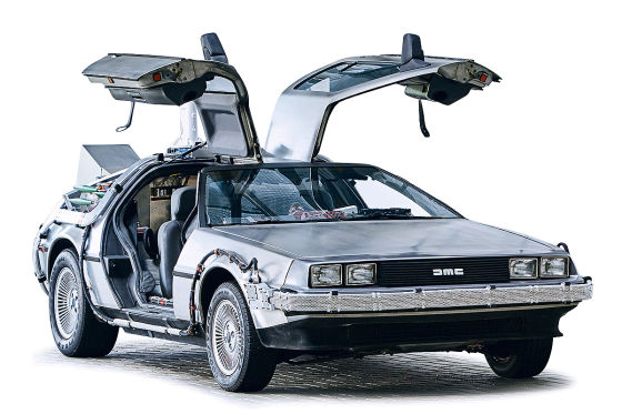 DeLorean  aus dem Film  Zurück in die Zukunft
