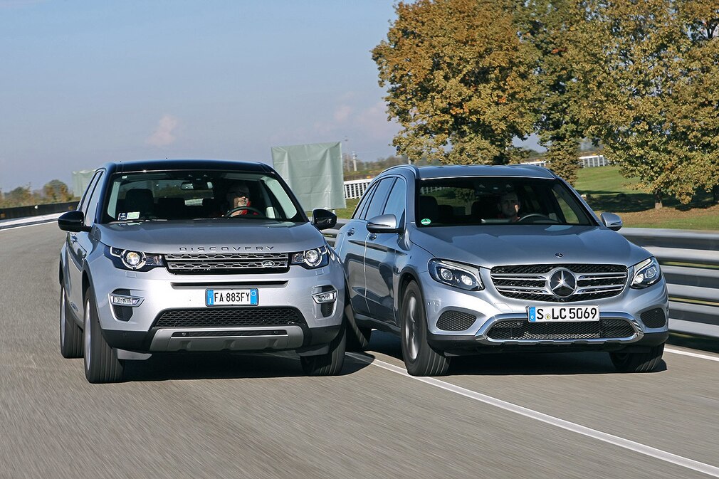 Land Rover Discovery Sport Mercedes GLC 250 d