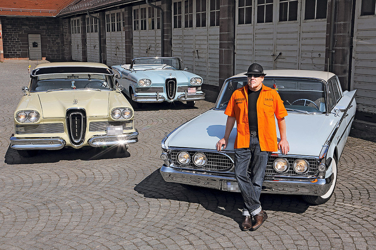 Beziehungskiste: Günter Schiele und seine Ford Edsel