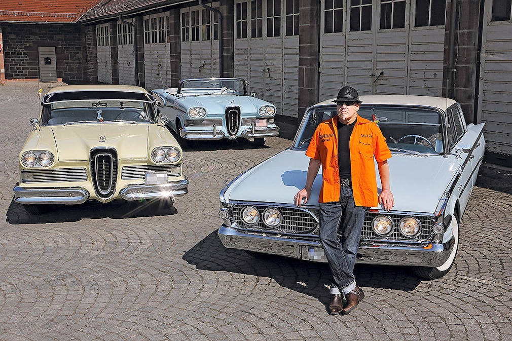 Beziehungskiste: Günter Schiele und seine Ford Edsel