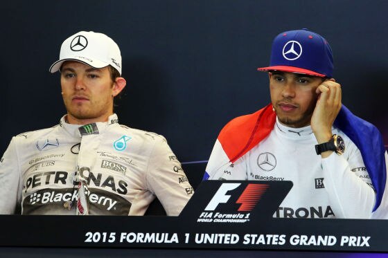Rosberg & Hamilton