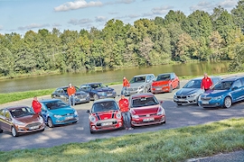 Ford Fiesta 1.0 Ecoboost VW Polo 1.2 TSI Mercedes C 180 BMW 116i Mini Cooper VW Golf 1.4 TSI Skoda Fabia 1.2 TSI Mercedes B 180 BMW 218i Active Tourer Skoda Octavia Combi 2.0 TDI