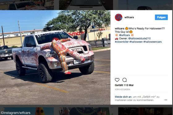 Halloween-Kostüm fürs Auto