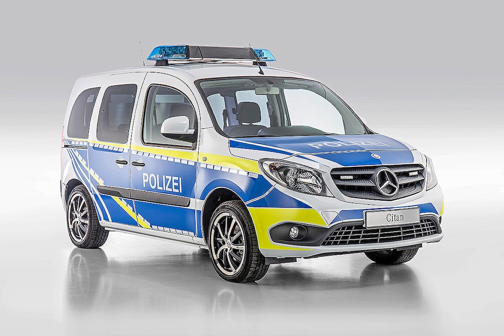 Mercedes Citan Polizeiwagen
