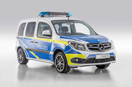Mercedes Citan Polizeiwagen  
