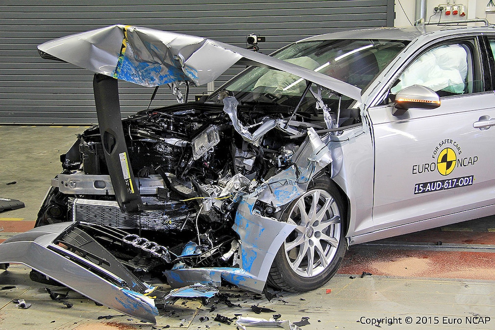 Audi A4 im Euro NCAP-Crastest