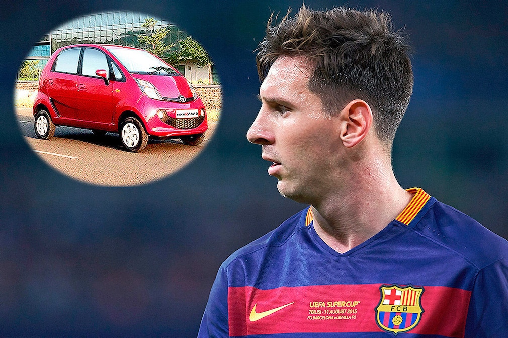Messi und andere prominente Markenbotschafter
