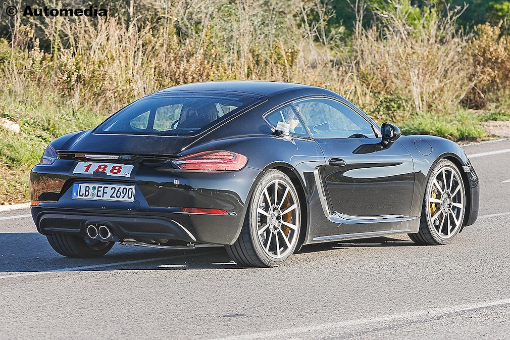 Erlkönig Porsche Cayman Facelift