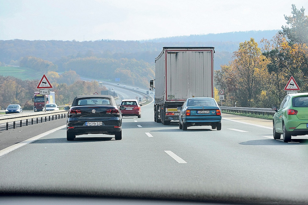 Verbrauchs-Ampel - Autobahn