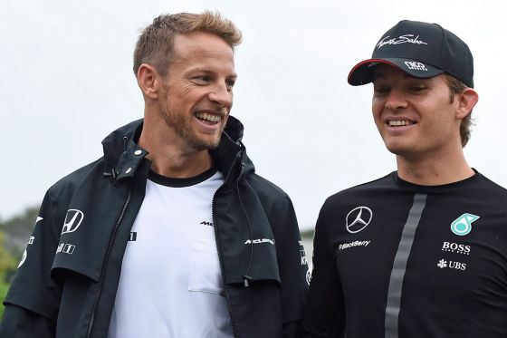 Button & Rosberg