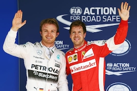 Rosberg & Vettel