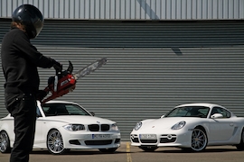 BMW 135i Coupé Porsche Cayman S