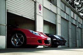 Porsche Carrera GT & Mercedes SLR McLaren