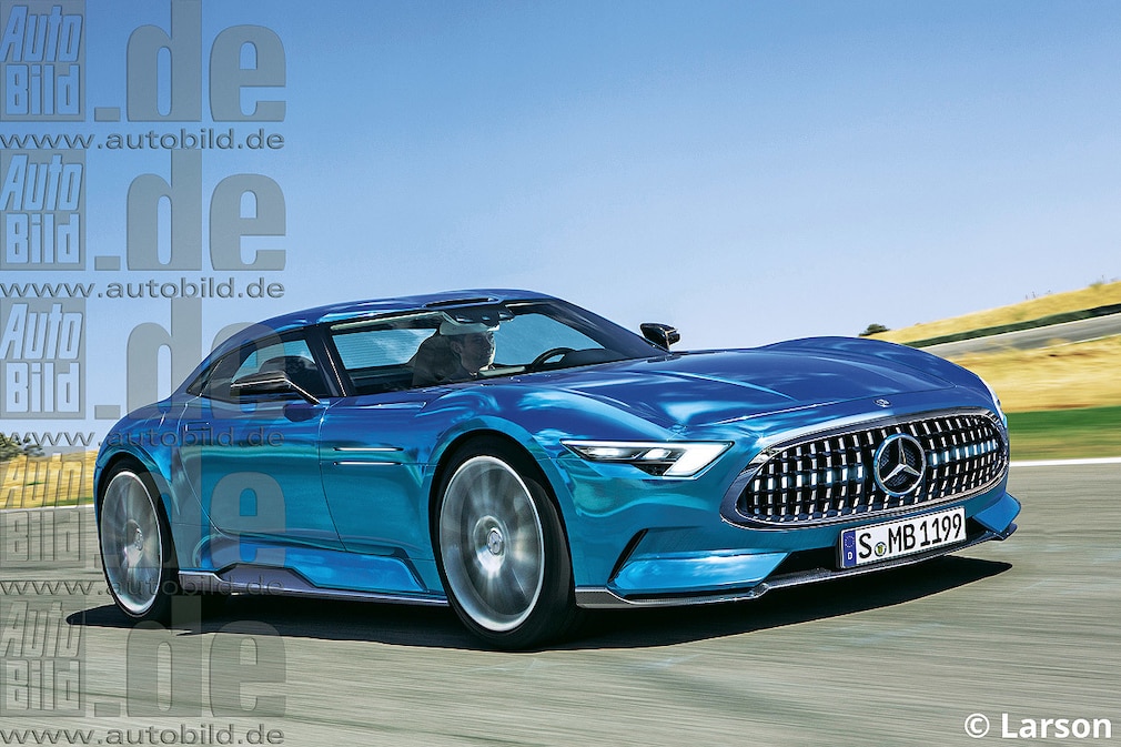 Mercedes SLR Illustration