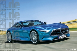 Mercedes SLR Illustration