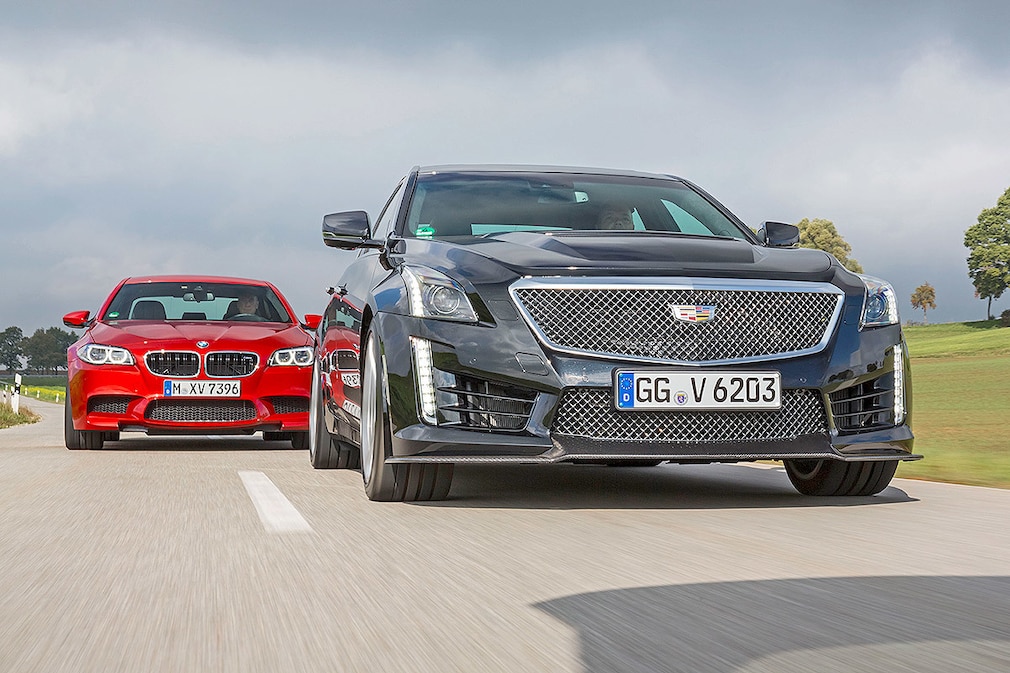 BMW M5 Competition      Cadillac CTS-V
