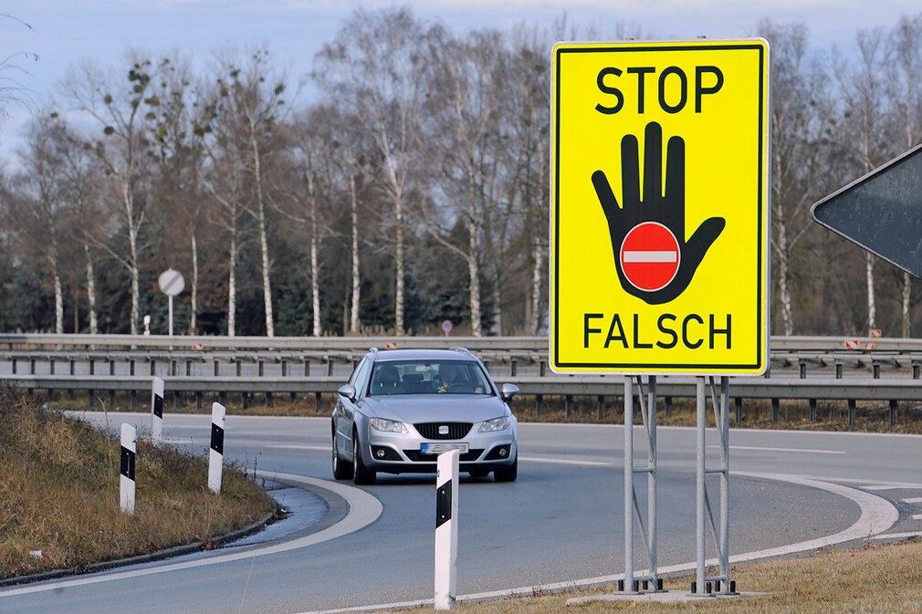 Geisterfahrer im Fokus