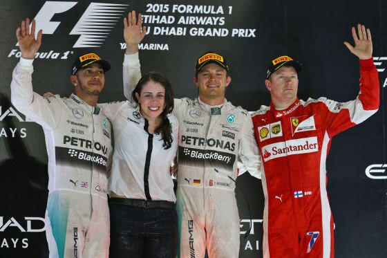 Hamilton, Rosberg & Räikkönen