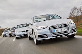 Mercedes C 180 VW Passat 1.4 TSI BMW 318i Audi A4 1.4 TFSI