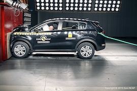 Euro NCAP Crashtest Kia Sportage