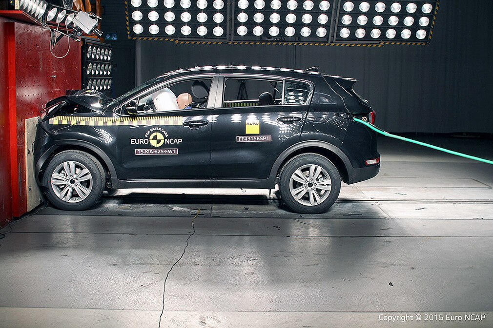Euro NCAP Crashtest Kia Sportage